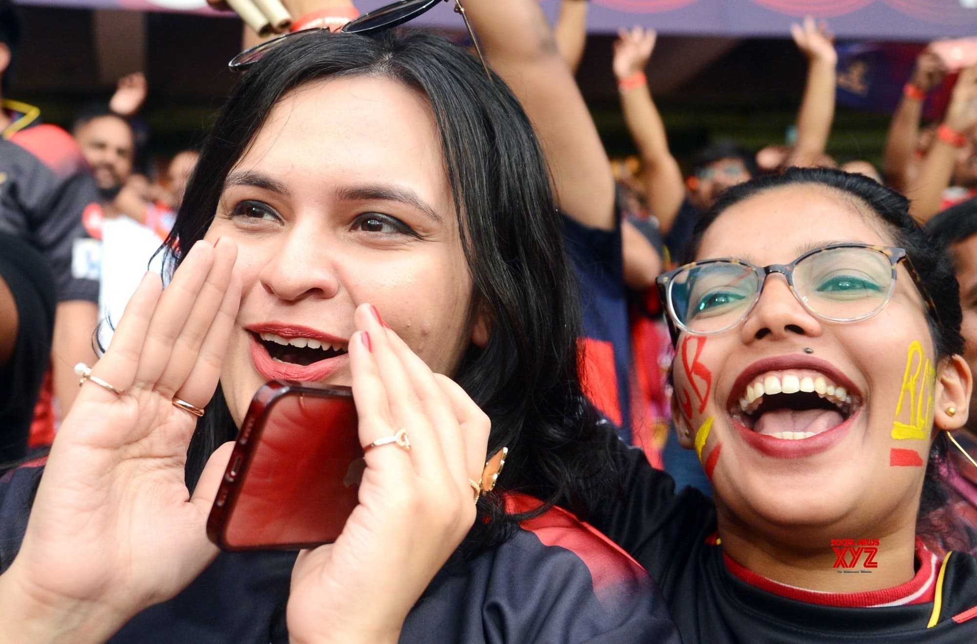 IPL fans cheering
